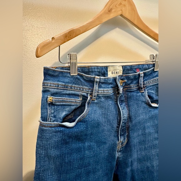 Sezane Jeans Womens Size 35 Blue Skinny Slim Fit Stretch Denim 5 Pocket Jeans - Picture 3 of 8